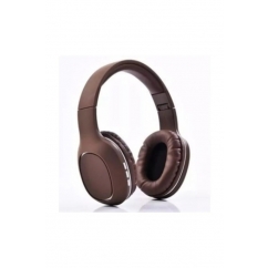 Sy-bt1608 Bluetooth Kulaklık Kablosuz  Mikrofonlu Sd/aux Kahve